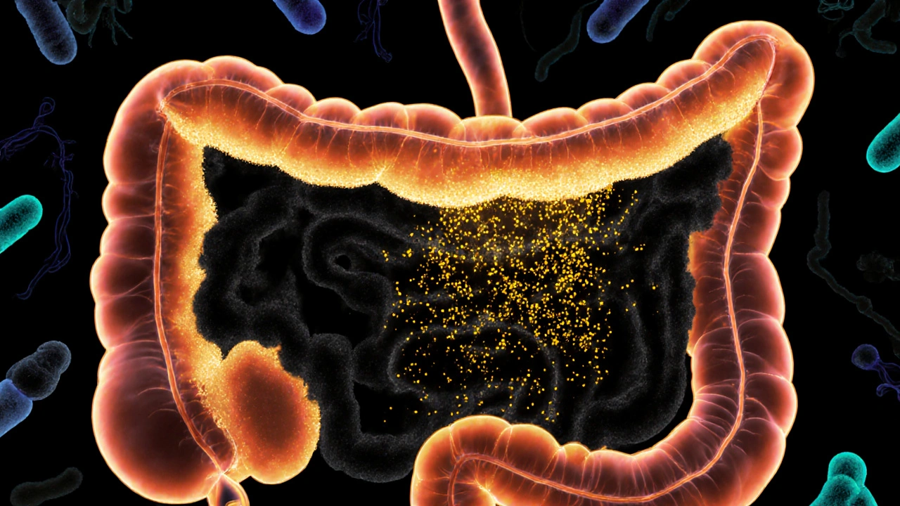 Zdravé střevo s odstraňováním toxinů pomocí Enterosgelu a zachováním prospěšných bakterií.
