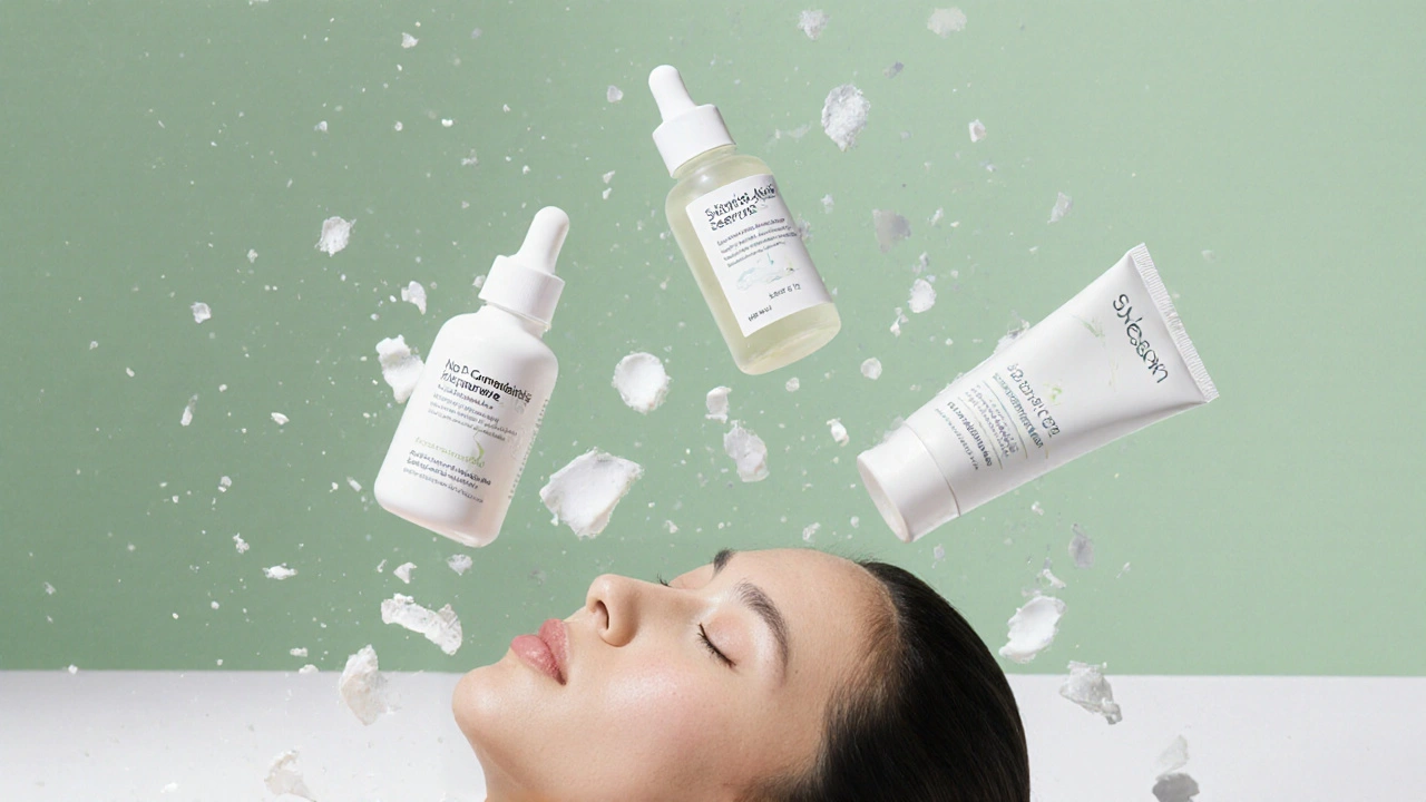 Vyrovnána péče o pleť s jemnými produkty, které udržují póry otevřené.