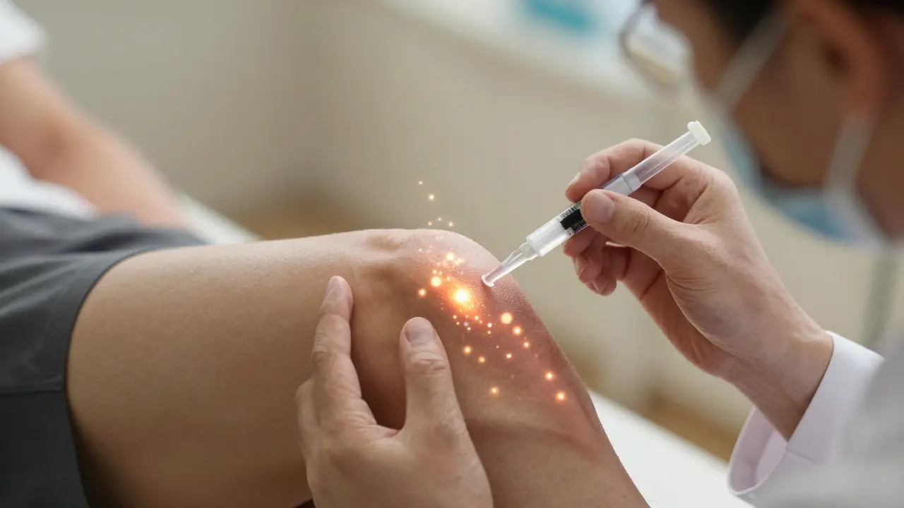 Co se píchá do kolena? Všechno, co potřebujete vědět o injekcích kolagenu pro klouby