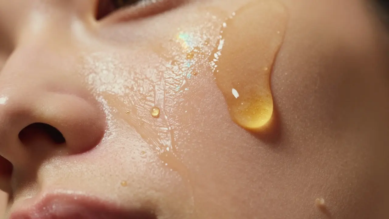 Detailní srovnání syntetického filmu ze silikonů a přirozené vstřebatelnosti rostlinných olejů.