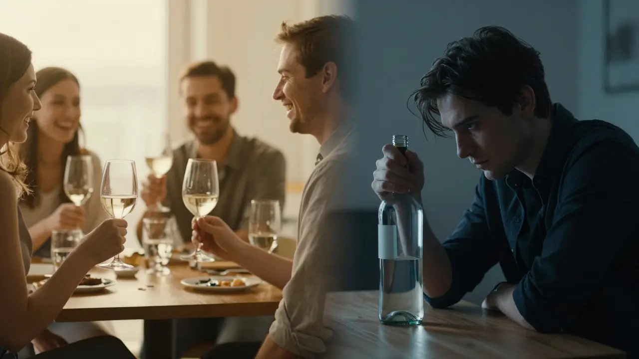 Kdo je notorický alkoholik? Rozdíl mezi sociálním pitím a závislostí